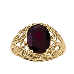 Classic Oval Shape Color Rings