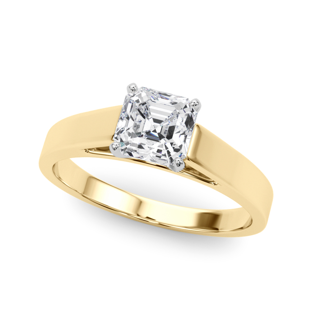 Cathedral Solitaire Engagement Ring