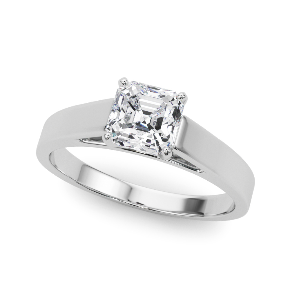 Cathedral Solitaire Engagement Ring