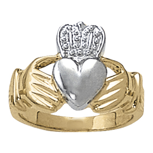 Religious Claddagh Fashion Ring