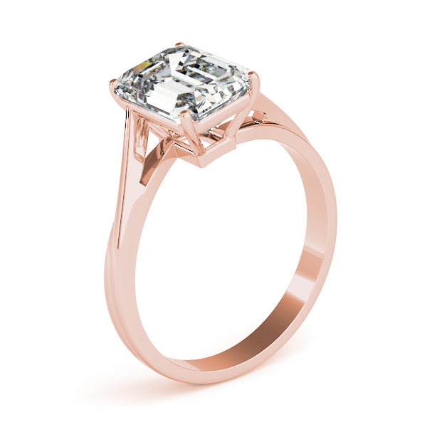The Aubrey Solitaire Engagement Ring, angled view