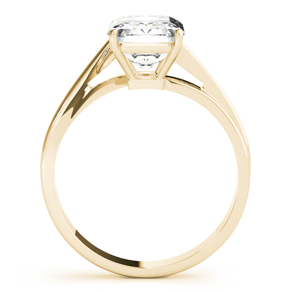 The Aubrey Solitaire Engagement Ring, side view