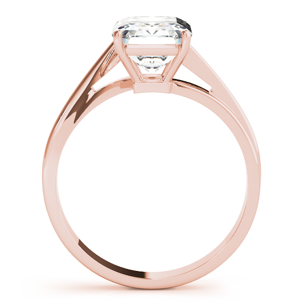 The Aubrey Solitaire Engagement Ring, side view