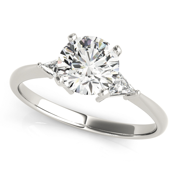 3-Stone Trillion Engagement Ring