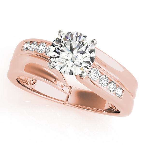 Channel Set Bypass Engagement Ring