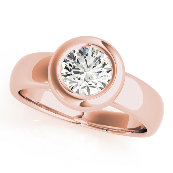 The Sloane Solitaire Engagement Ring, front view