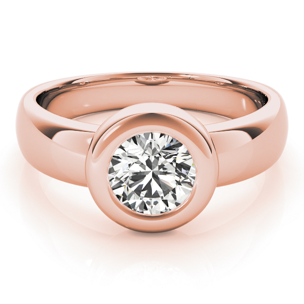 The Sloane Solitaire Engagement Ring, set view