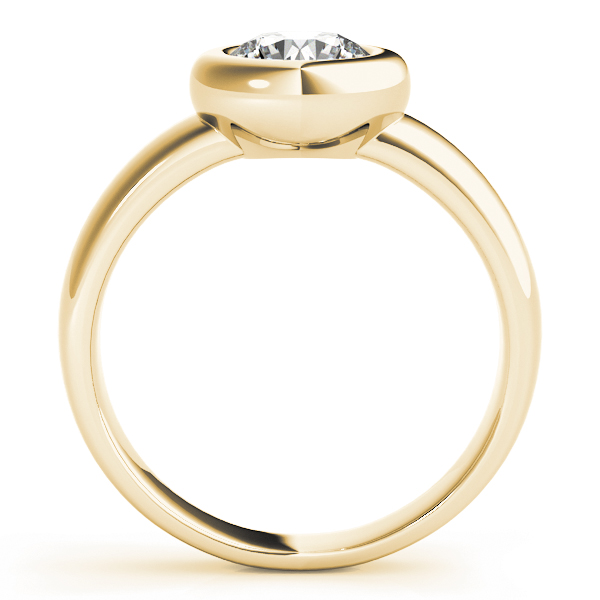The Sloane Solitaire Engagement Ring, side view