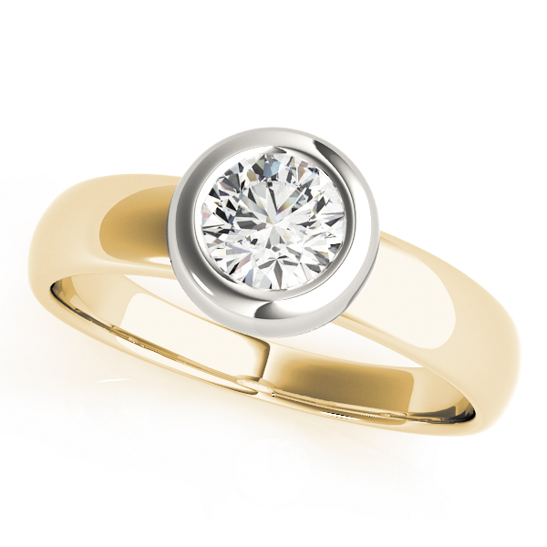 The Nora Solitaire Engagement Ring, front view