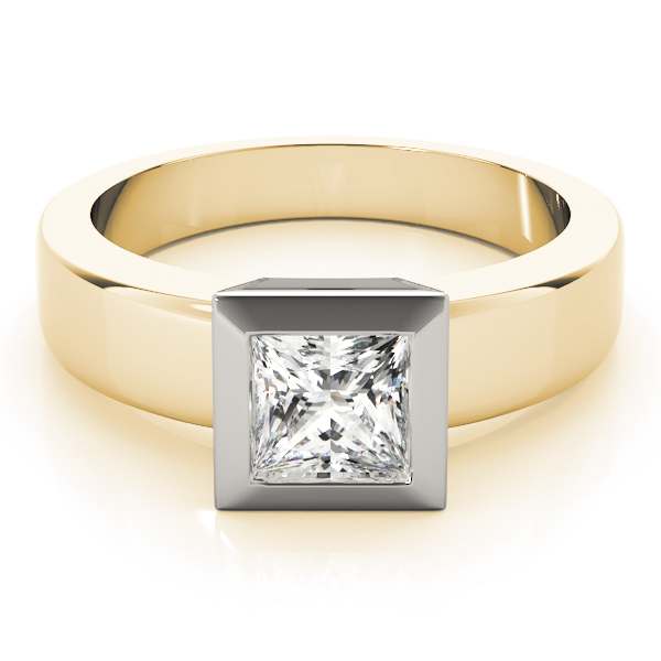 The Sadie Solitaire Engagement Ring, set view
