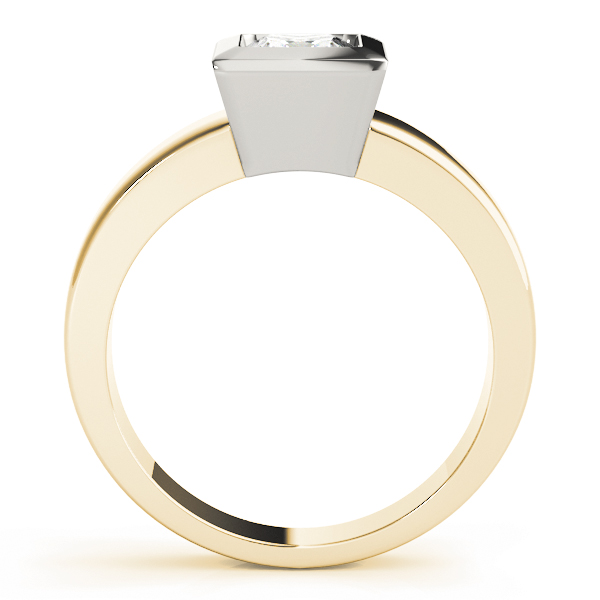 The Sadie Solitaire Engagement Ring, side view