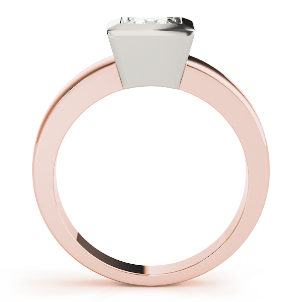 The Sadie Solitaire Engagement Ring, side view