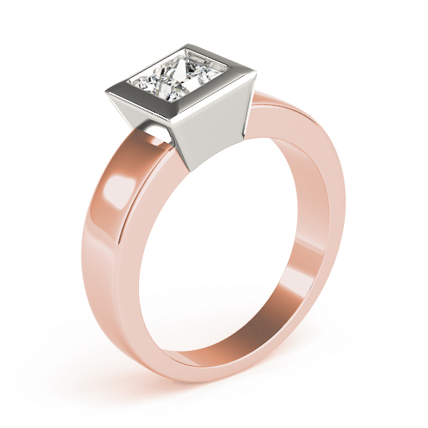 The Sadie Solitaire Engagement Ring, upright view