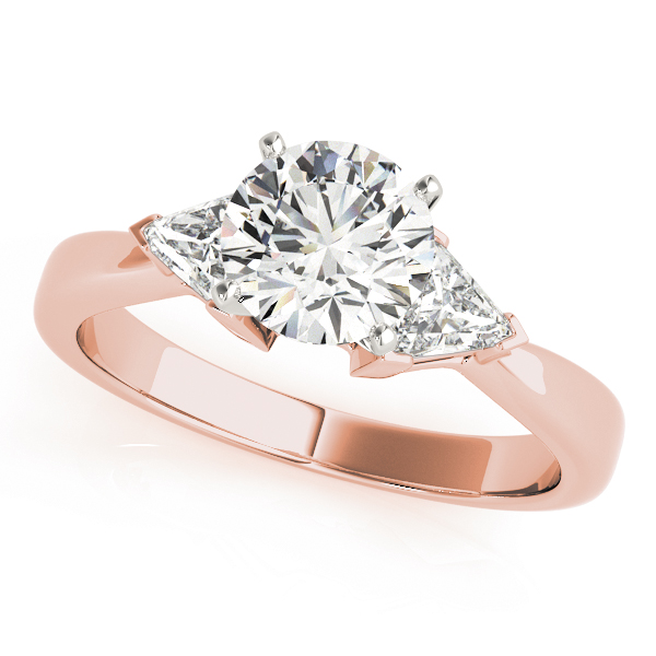 3-Stone Trillion Shape Engagement Ring
