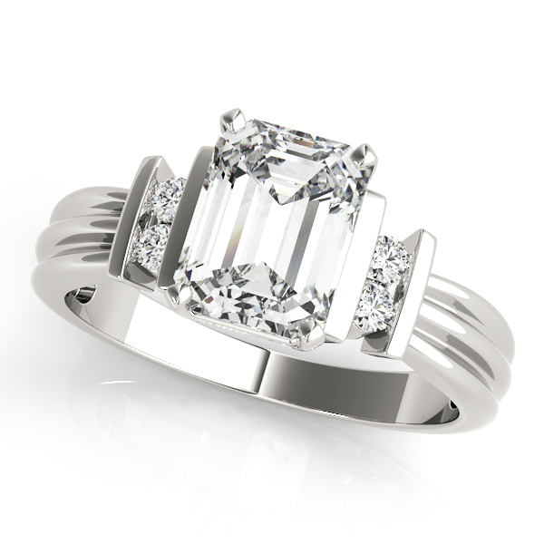 Bar Set Emerald Color Ring