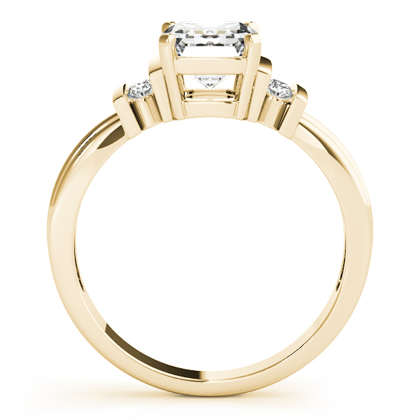 The Grace Solitaire Engagement Ring, side view