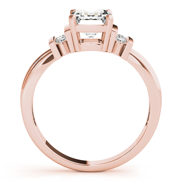 The Grace Solitaire Engagement Ring, side view
