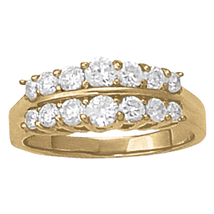Double Row Fashion Ring