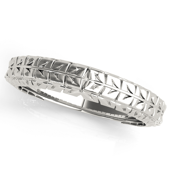 Vintage Filigree Wedding Band