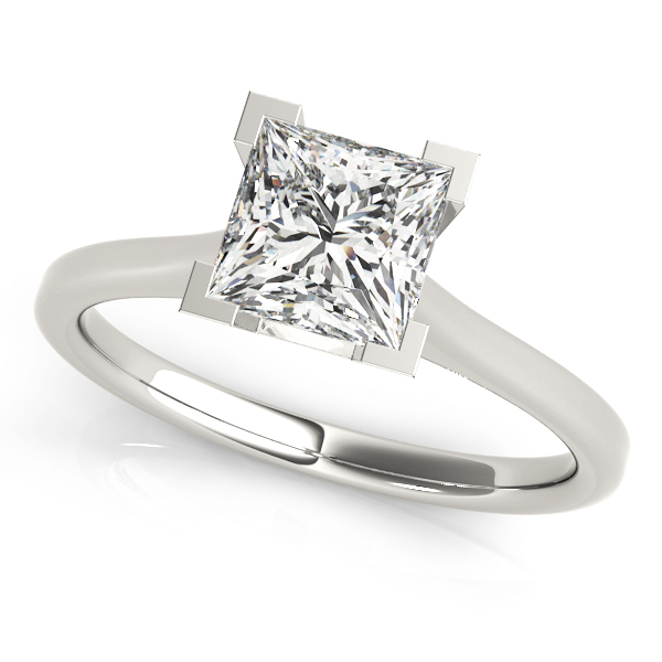 Solitaire Princess Engagement Ring