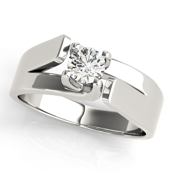 Solitaire Trellis Engagement Ring