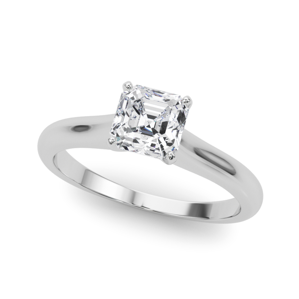 Cathedral Solitaire Engagement Ring
