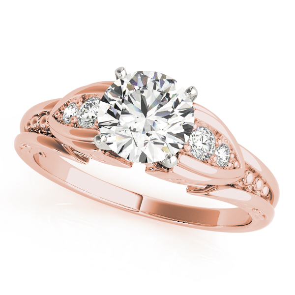 ENGAGEMENT RINGS SINGLE ROW PRONG