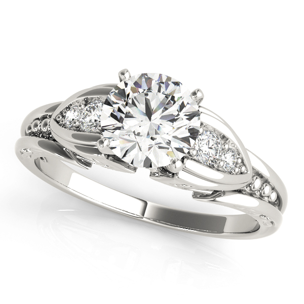 ENGAGEMENT RINGS SINGLE ROW PRONG