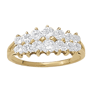 Double Row Fashion Ring