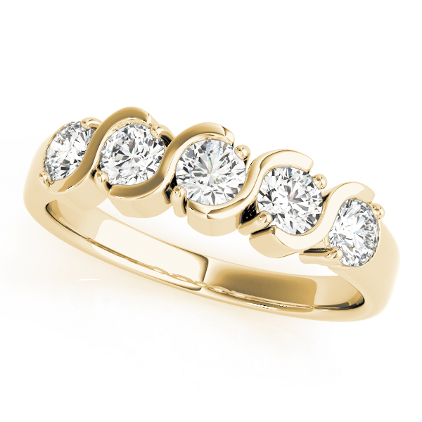S-Shape Wedding Band