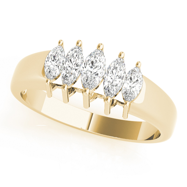 Fancy Shape Marquise Wedding Band