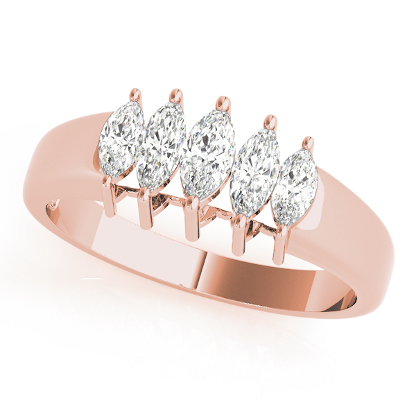 Fancy Shape Marquise Wedding Band