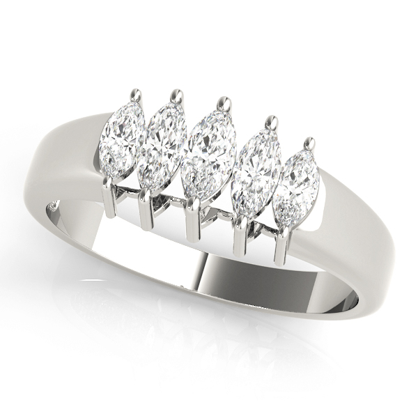 Fancy Shape Marquise Wedding Band