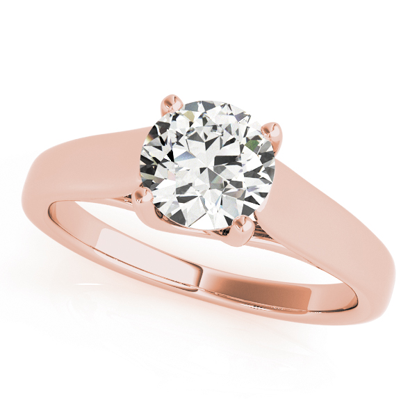The Isadora Solitaire Engagement Ring, front view