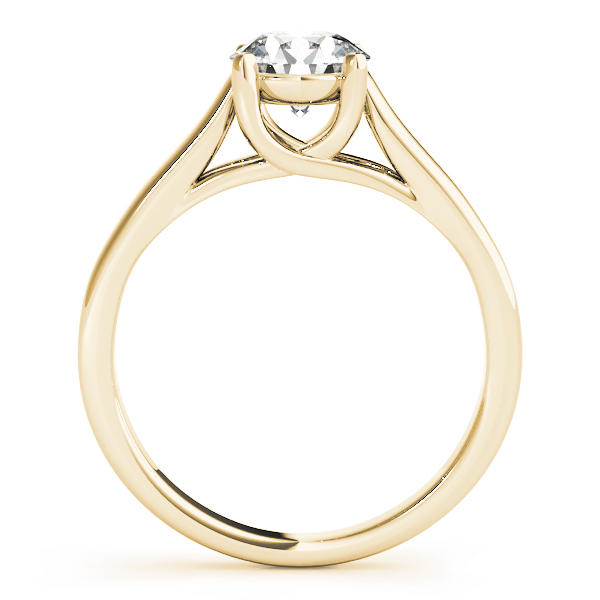 The Isadora Solitaire Engagement Ring, side view