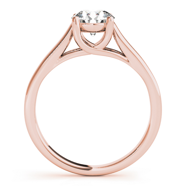 The Isadora Solitaire Engagement Ring, side view
