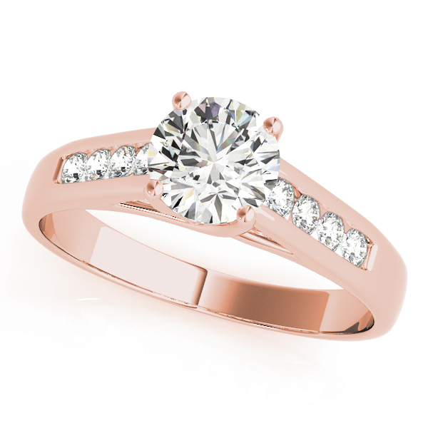The Tabitha Channel-Set Engagement Ring, front view