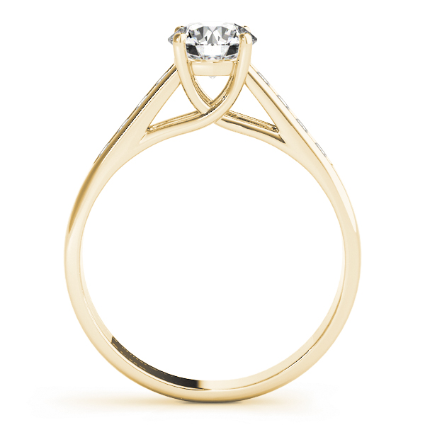 The Tabitha Channel-Set Engagement Ring, side view