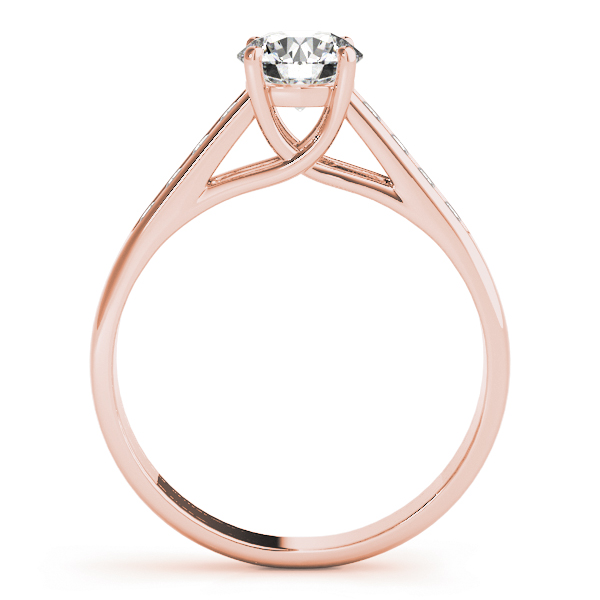 The Tabitha Channel-Set Engagement Ring, side view