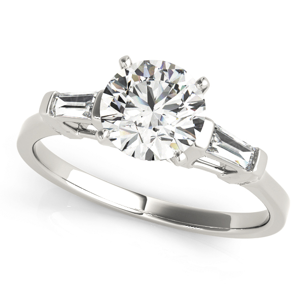 3-Stone Baguette Engagement Rings