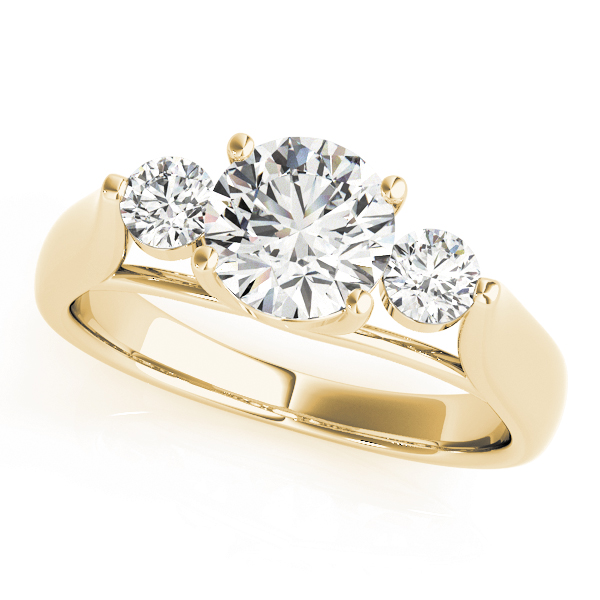 3-Stone Trellis Engagement Ring