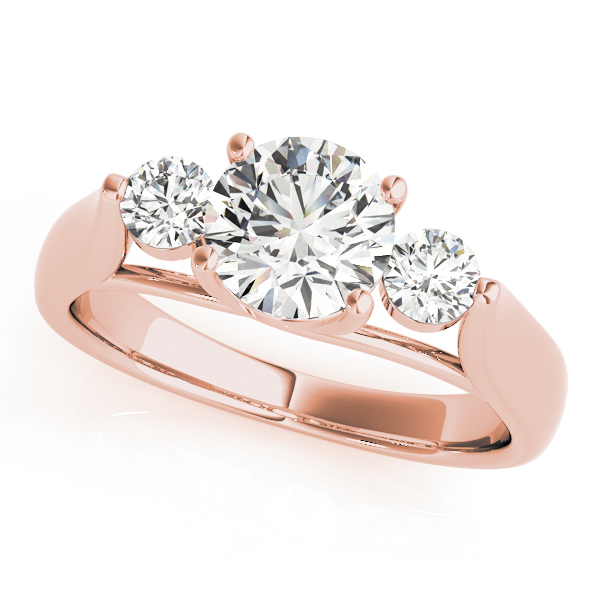 3-Stone Trellis Engagement Ring