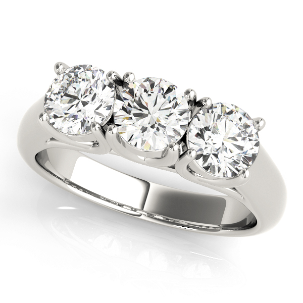 3-Stone Trellis Engagement Ring