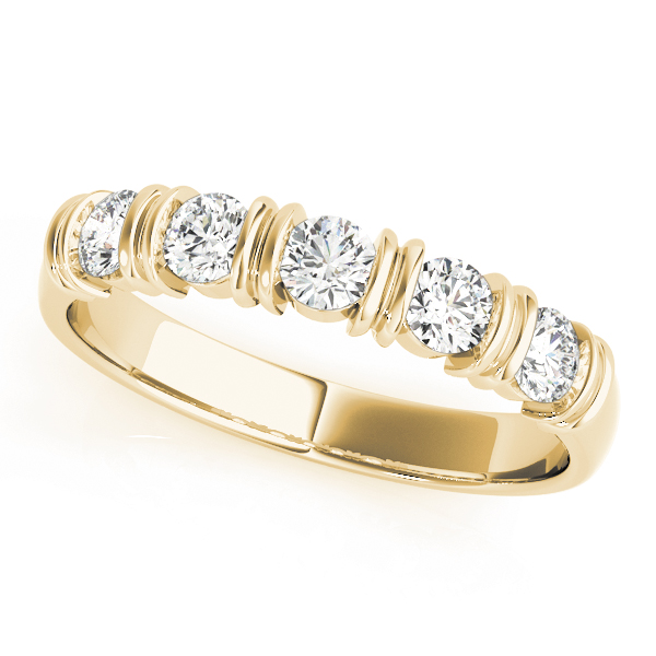 Bar Set Wedding Ring