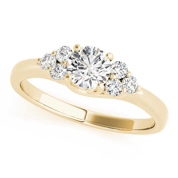 The Katherine Cluster Engagement Ring, front view