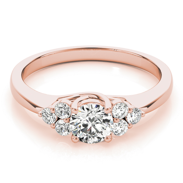The Katherine Cluster Engagement Ring, set view
