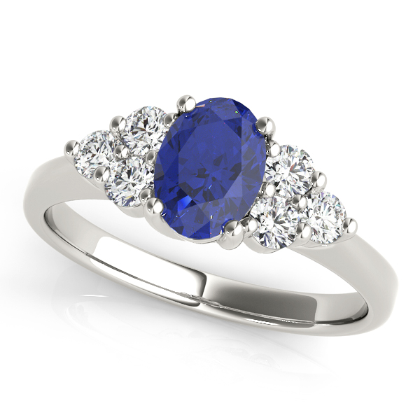 Oval Shape Trellis Color Rings