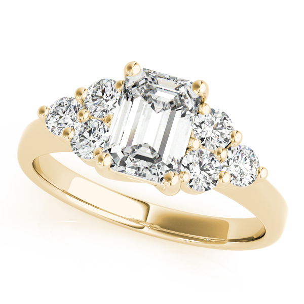The Emma Solitaire Engagement Ring, front view