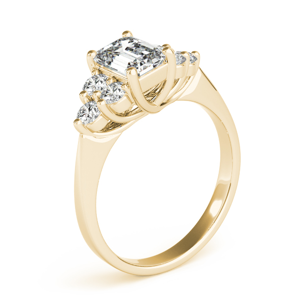 The Emma Solitaire Engagement Ring, angled view