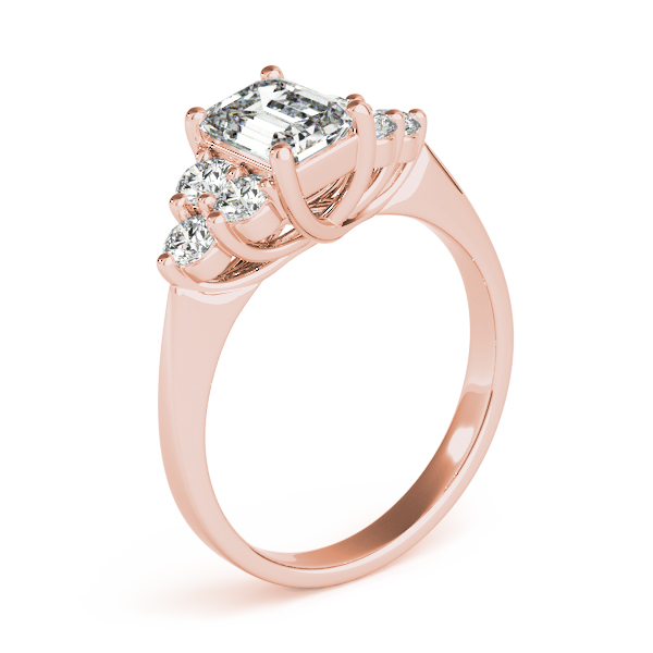 The Emma Solitaire Engagement Ring, angled view